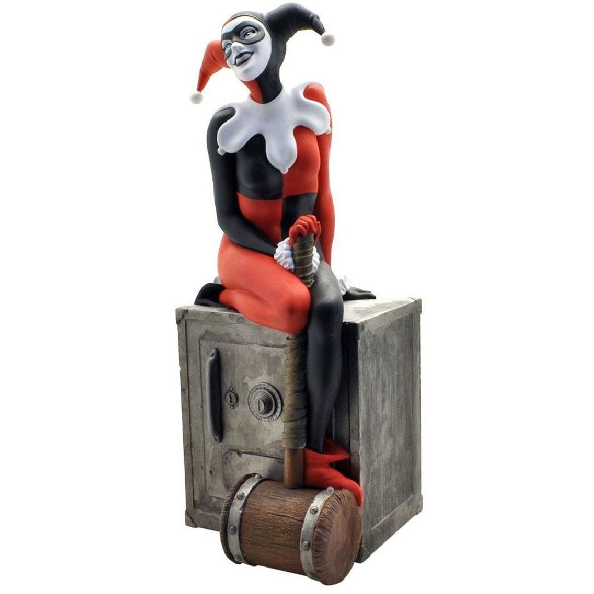 Tirelire Harley Quinn sur un coffre 27 cm