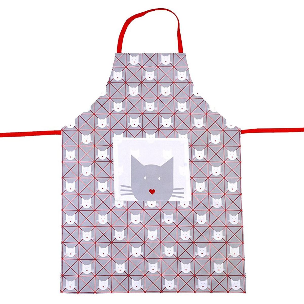 Tablier de cuisine Chat Coeur Taille Adulte