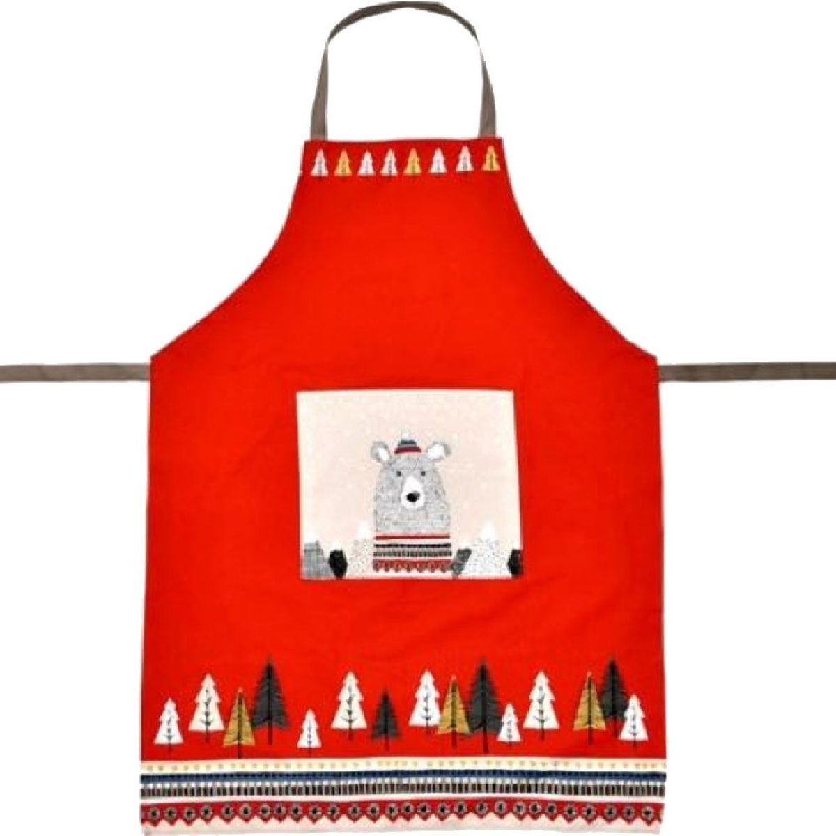 Tablier de cuisine Ours en Montagne - Taille Adulte