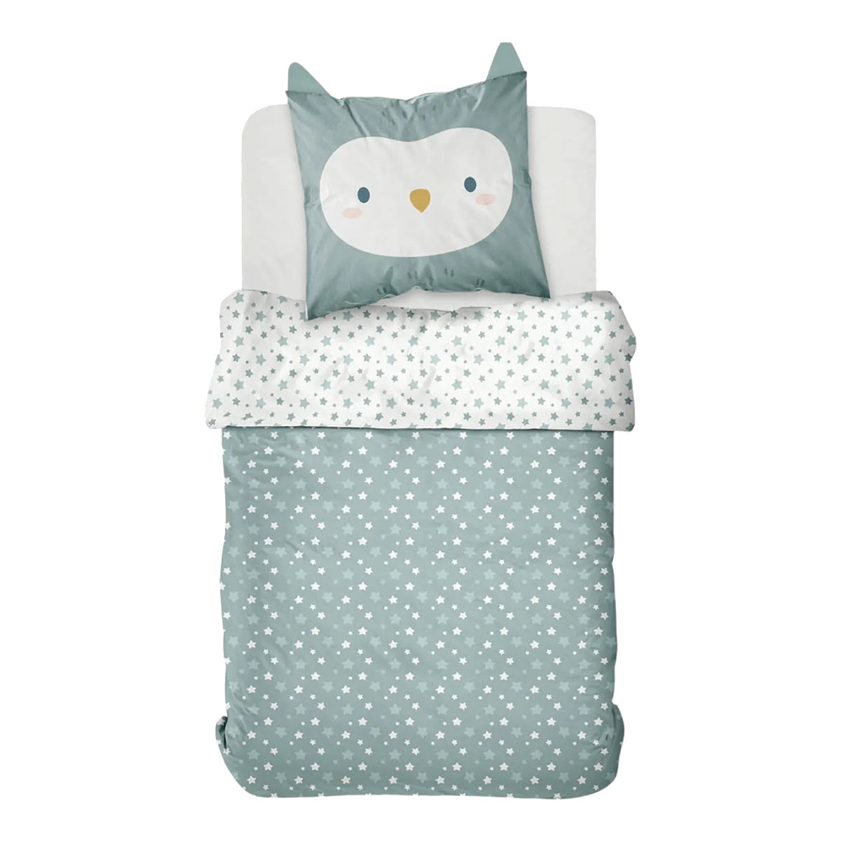 Parure de lit enfant Funny Hibou � 140 x 200 cm
