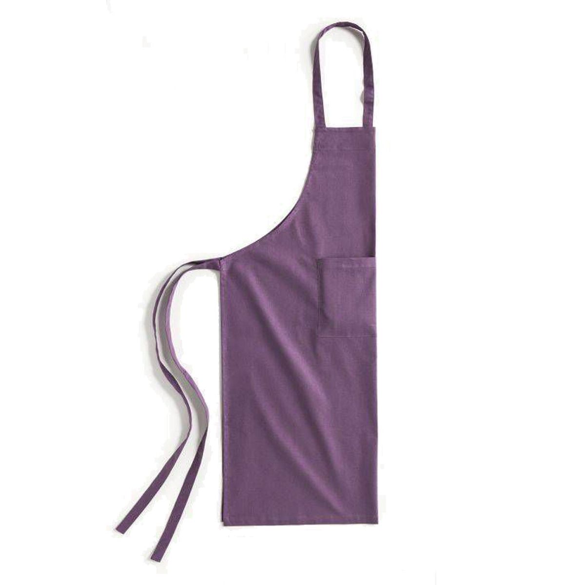 Tablier de cuisine adulte en coton couleur Figue