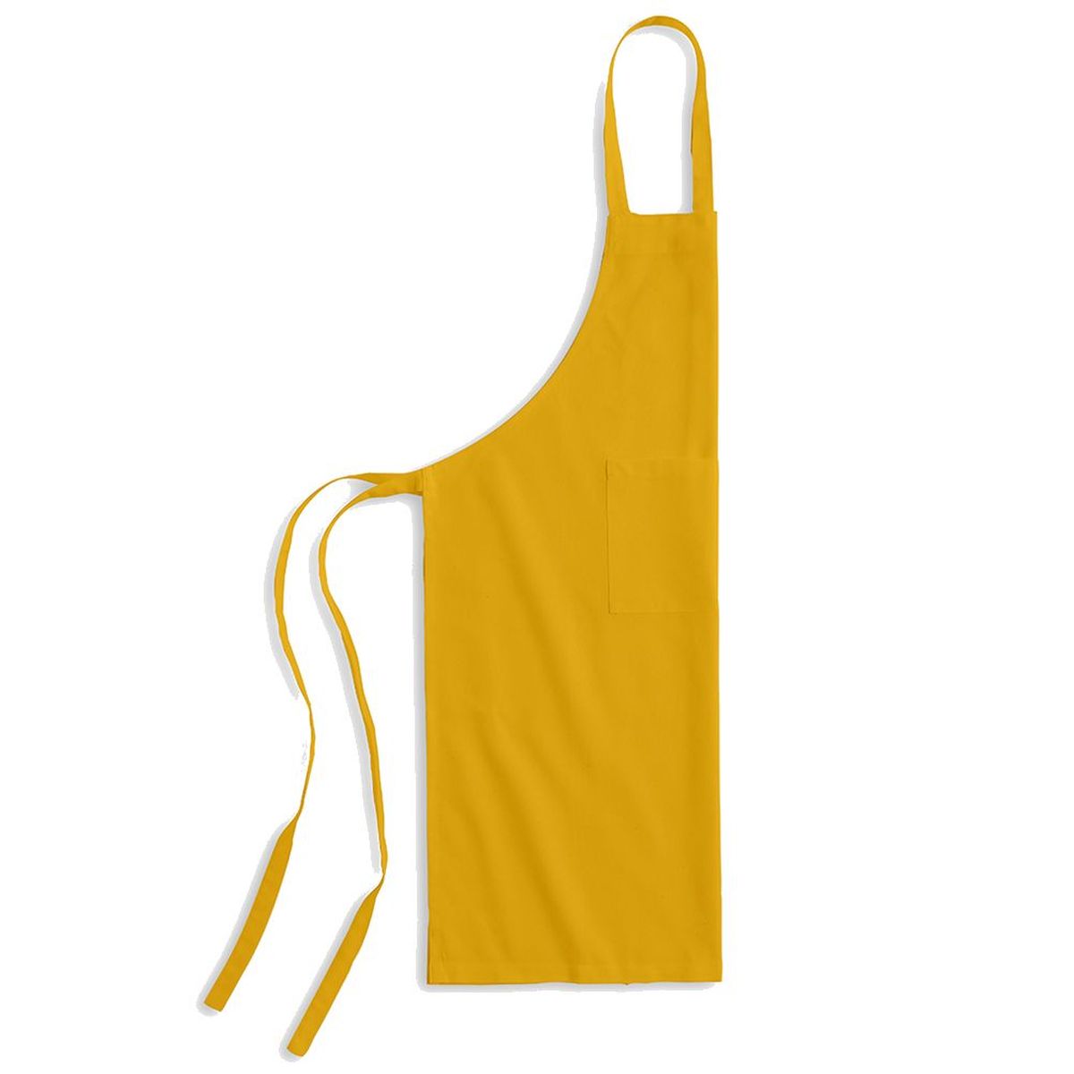 Tablier de cuisine adulte en coton couleur Safran