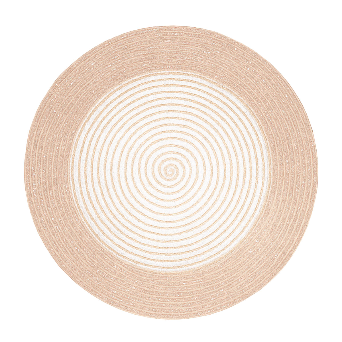 Set de table rond  paillettes Poudre  38 cm