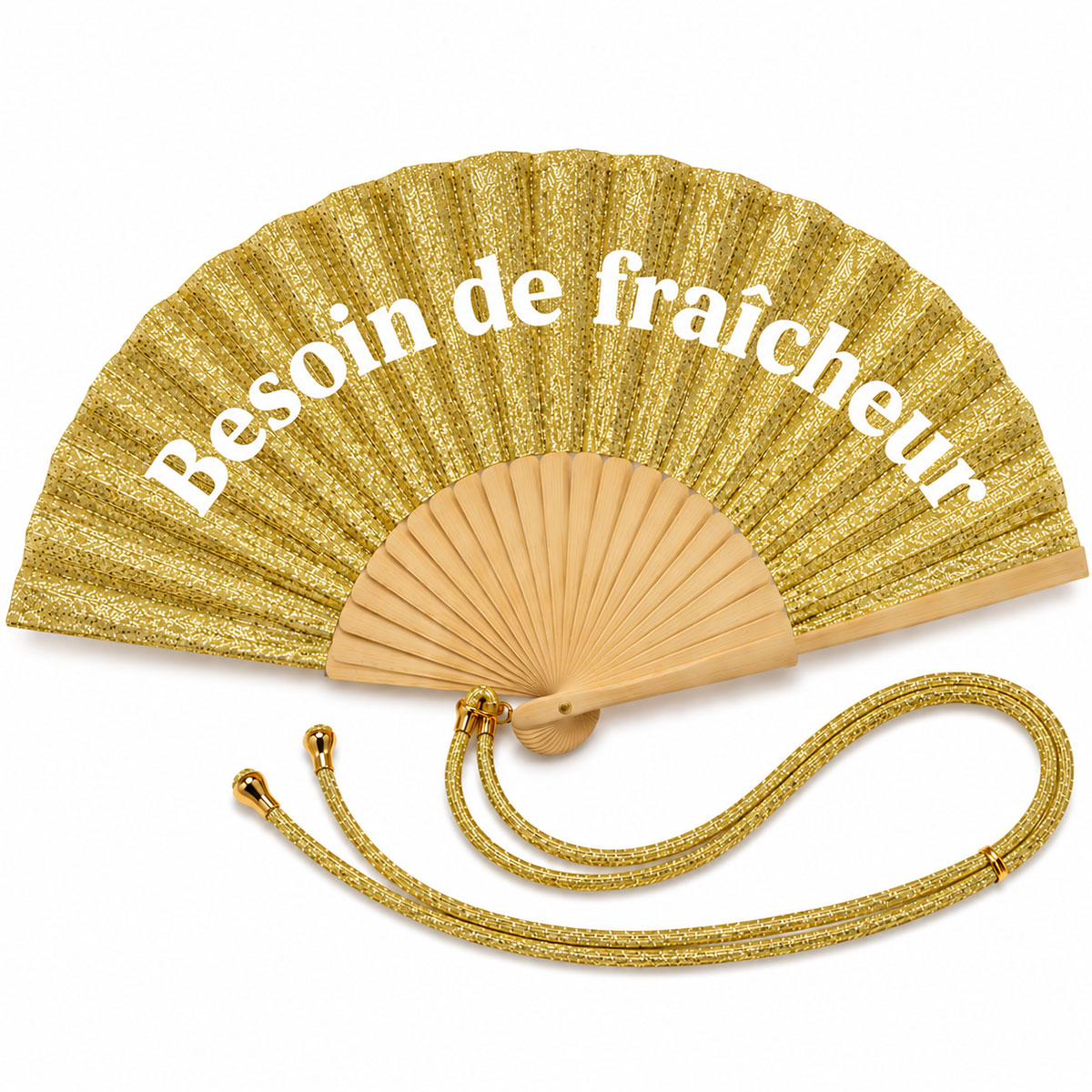 �ventail paillet� dor� � Besoin de fra�cheur �
