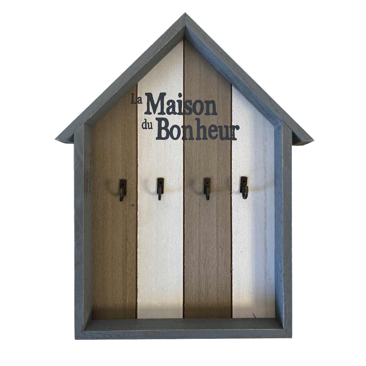 Patre pour cls en bois Maison du Bonheur 30 cm