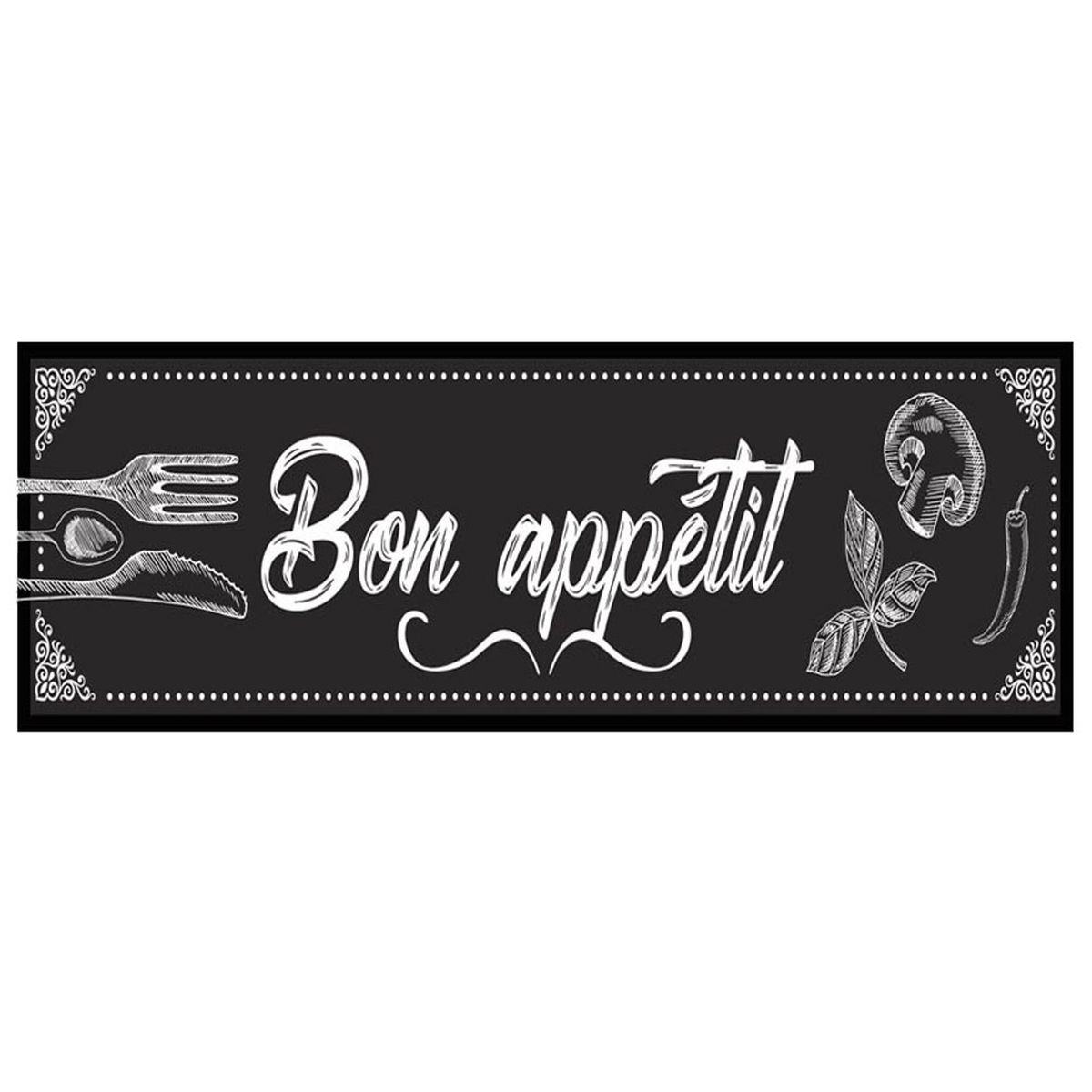 Tapis De cuisine Bon apptit  45 x 130 cm