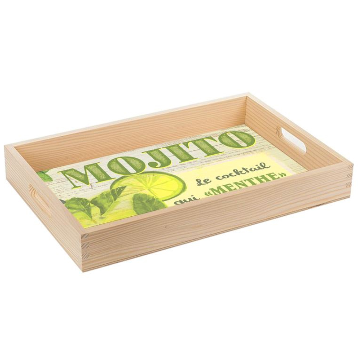 Plateau en bois Mojito 35 x 23 cm