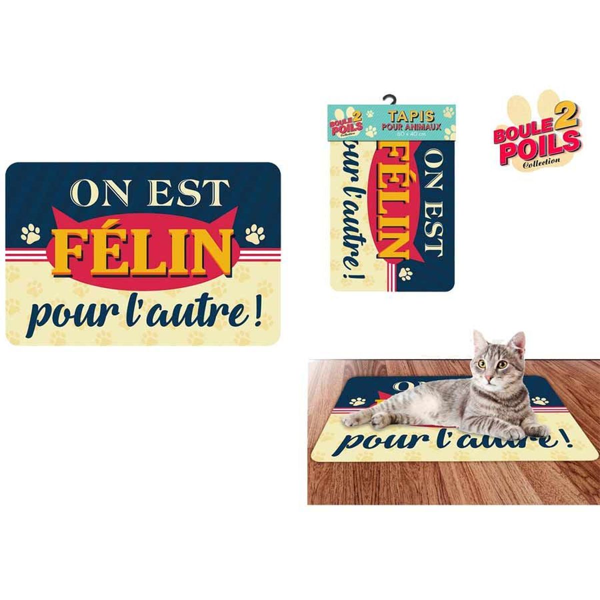 Tapis pour Animaux On est flin pour lautre - 60 x 40 cm