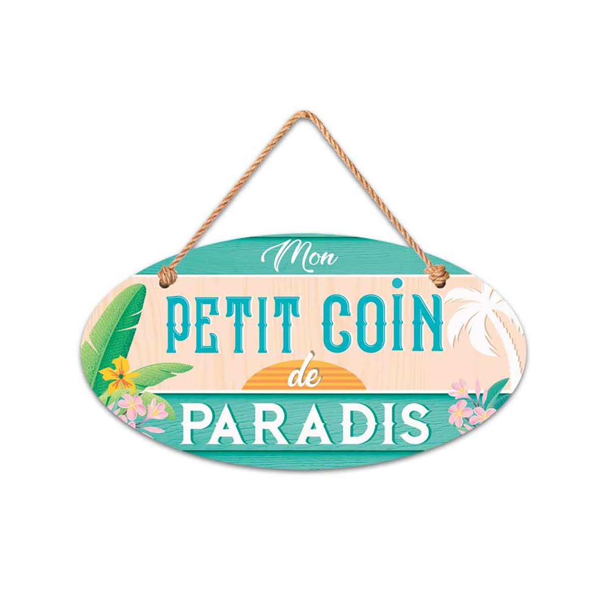 Sticker de porte - Toilettes - Petit Coin de Paradis