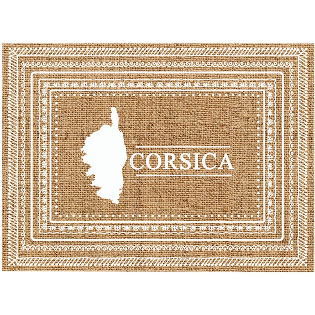 Set de table en toile de jute - CORSICA