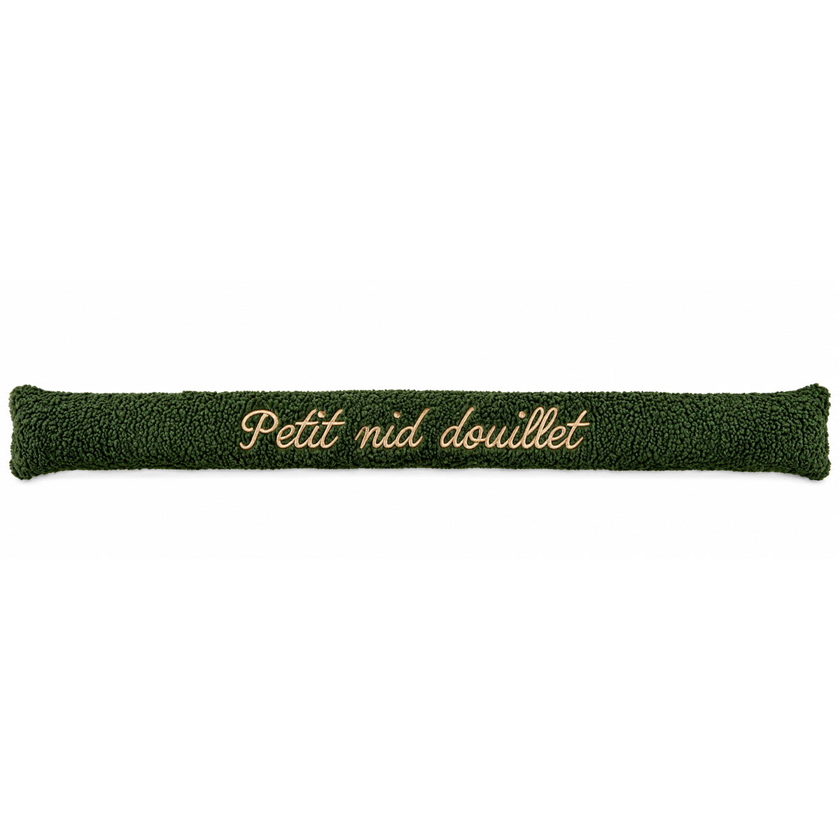 Coussin de porte Petit nid douillet vert 77 cm