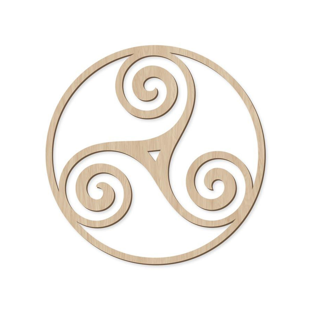 D�coration murale Triskel en bois 40 cm