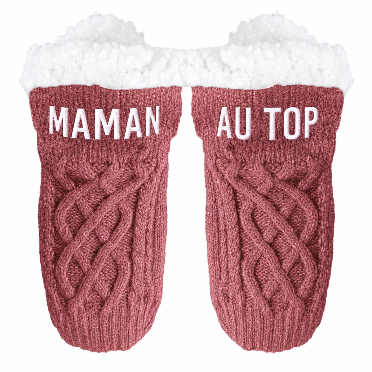 Chaussettes courtes d'int�rieur � paillettes - Maman au top