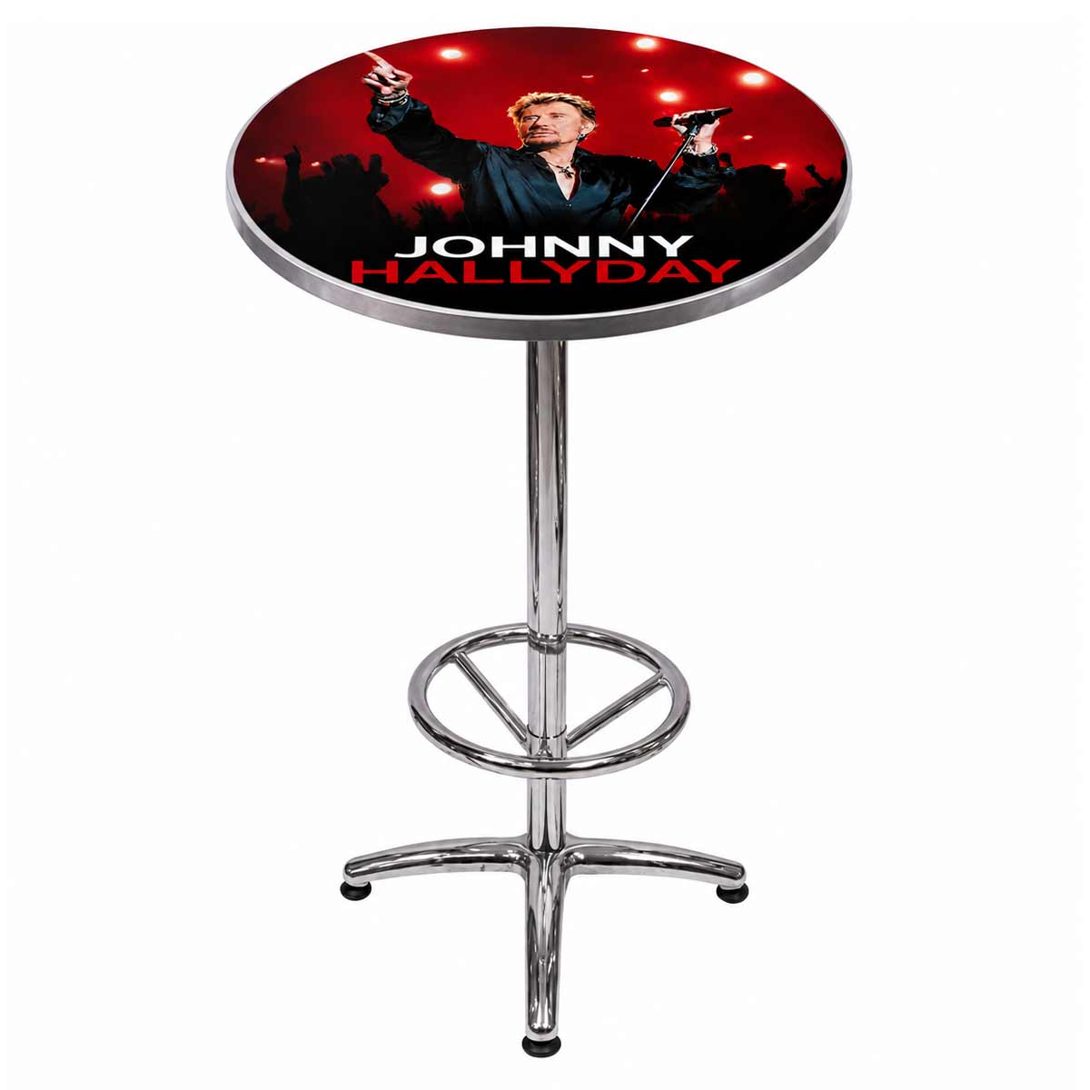 Table de bar Johnny Hallyday diam�tre 60 cm
