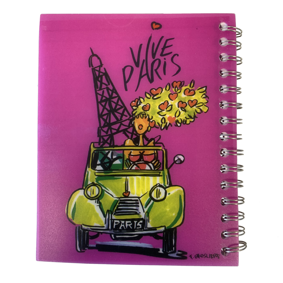 Carnet spirales Vive Paris