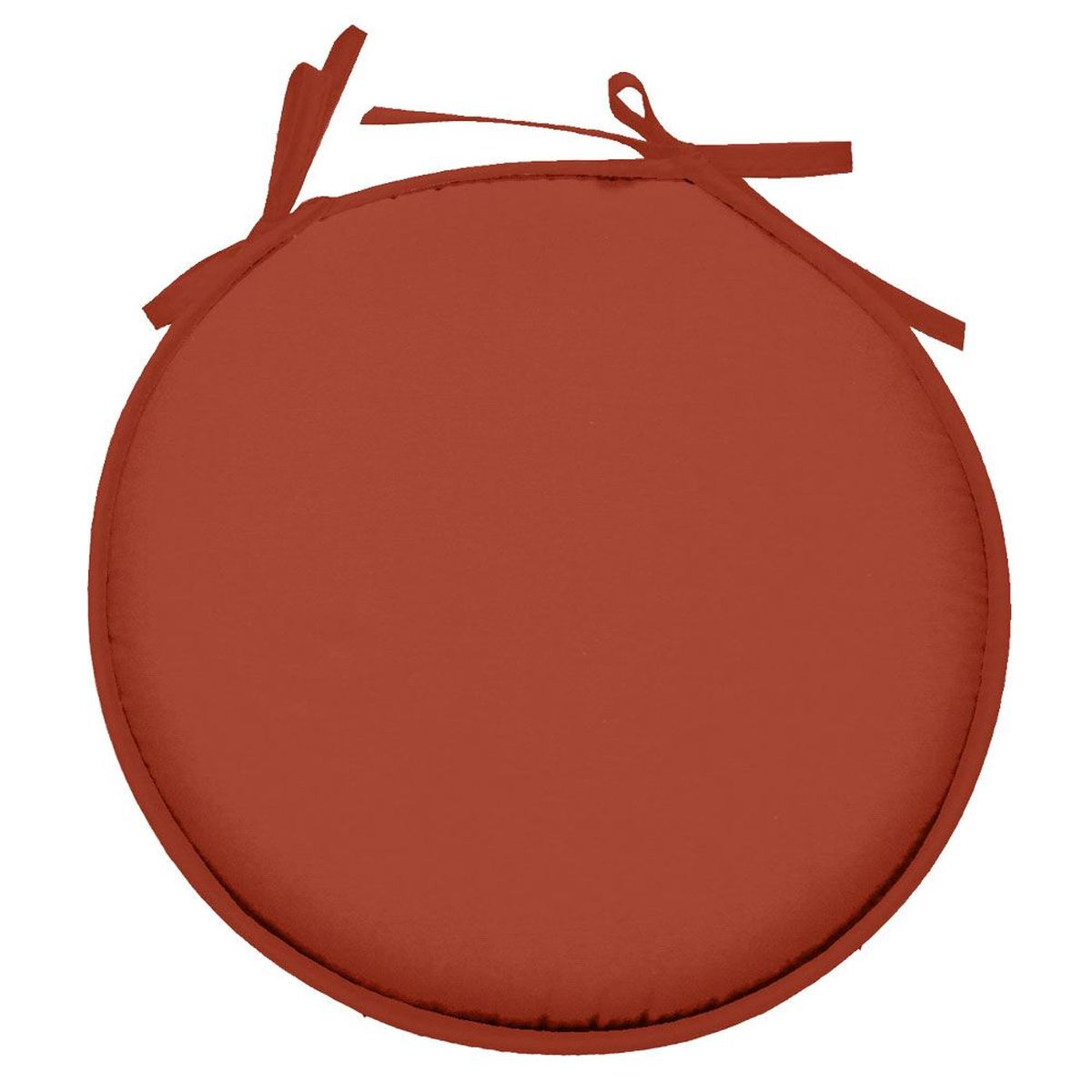 Coussin de chaise Ronde Nelson 40 cm - Terracota