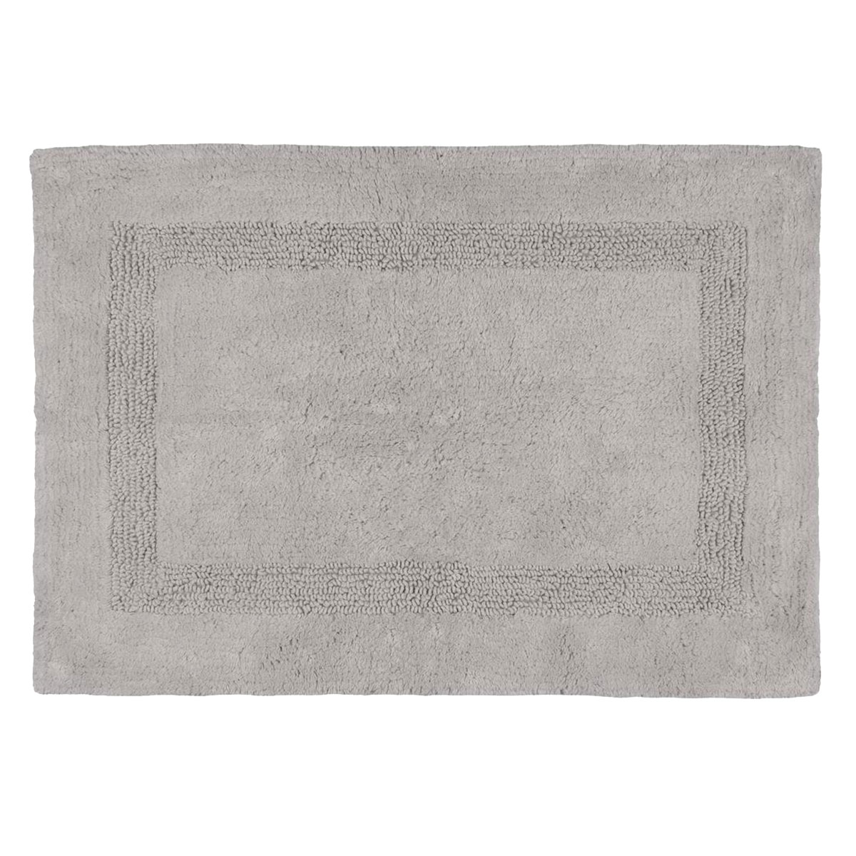 Tapis de bain en coton ultra moelleux  Gris taupe  50 x 80 cm