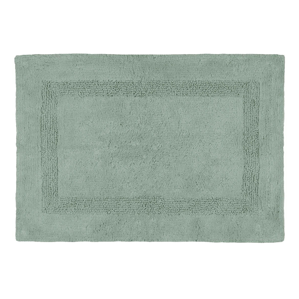 Tapis de bain en coton ultra moelleux lichen 50 x 80 cm