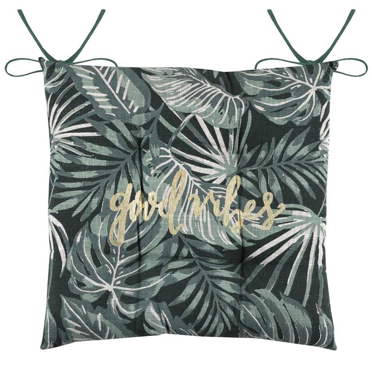 Galette de chaise vibes vert 38 cm