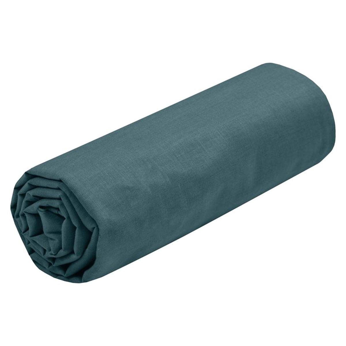 Drap housse uni 90 x 190 cm  Eucalyptus - Eden