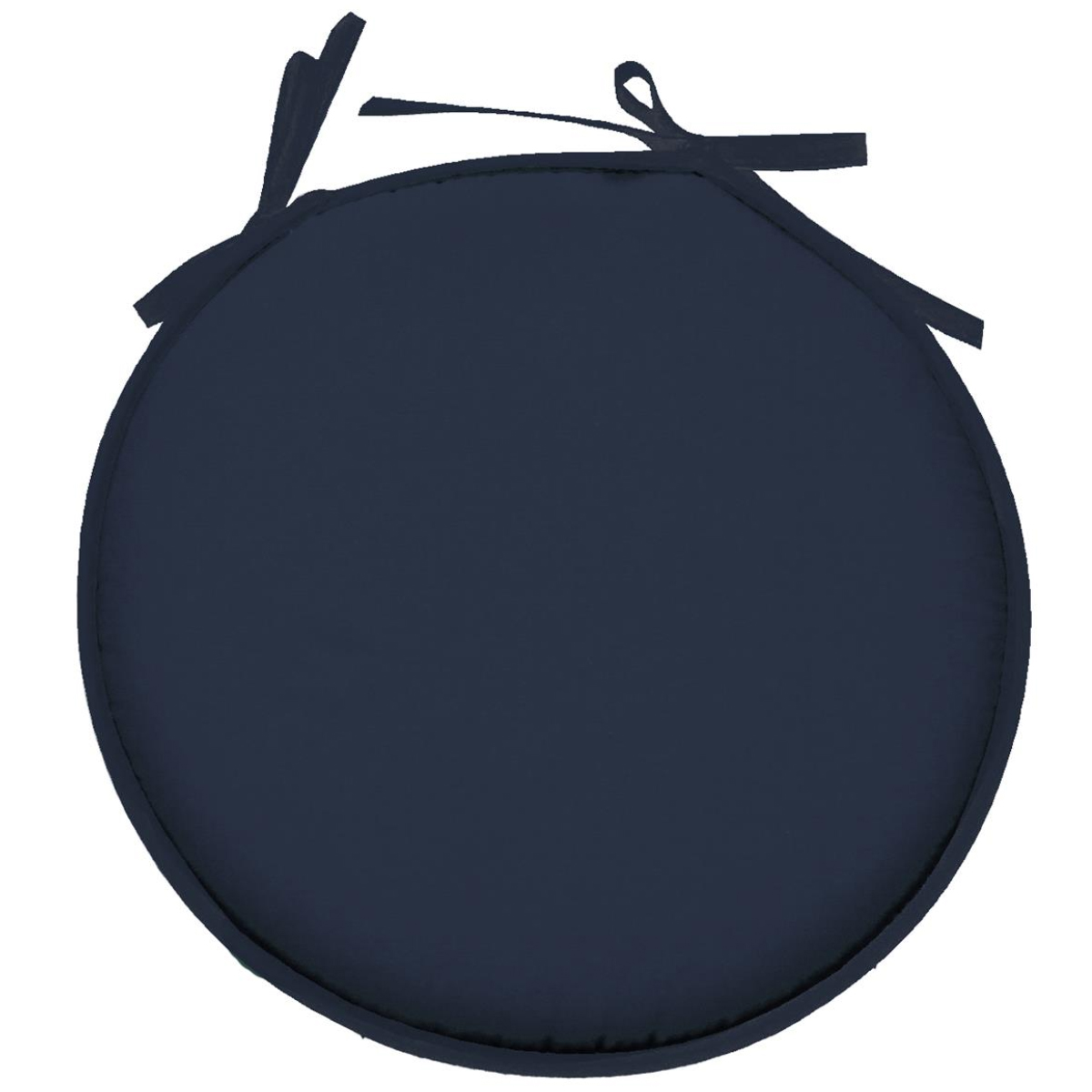 Coussin de chaise Ronde Nelson 40 cm - Bleu marine