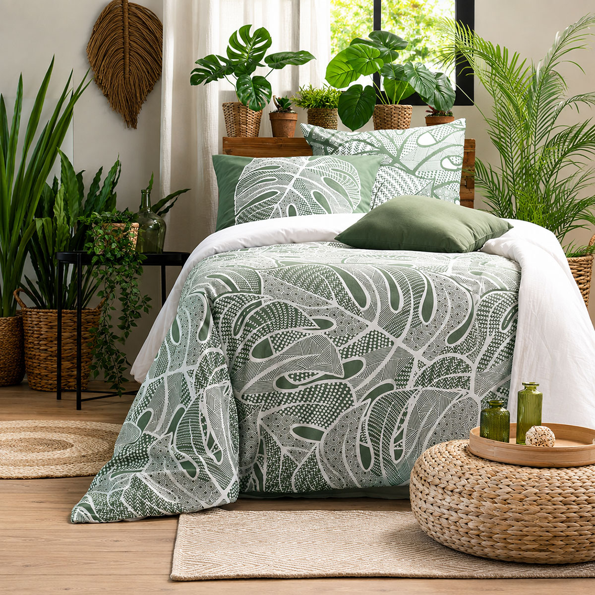 Housse de couette Angola et 2 taies 260 x 240 cm