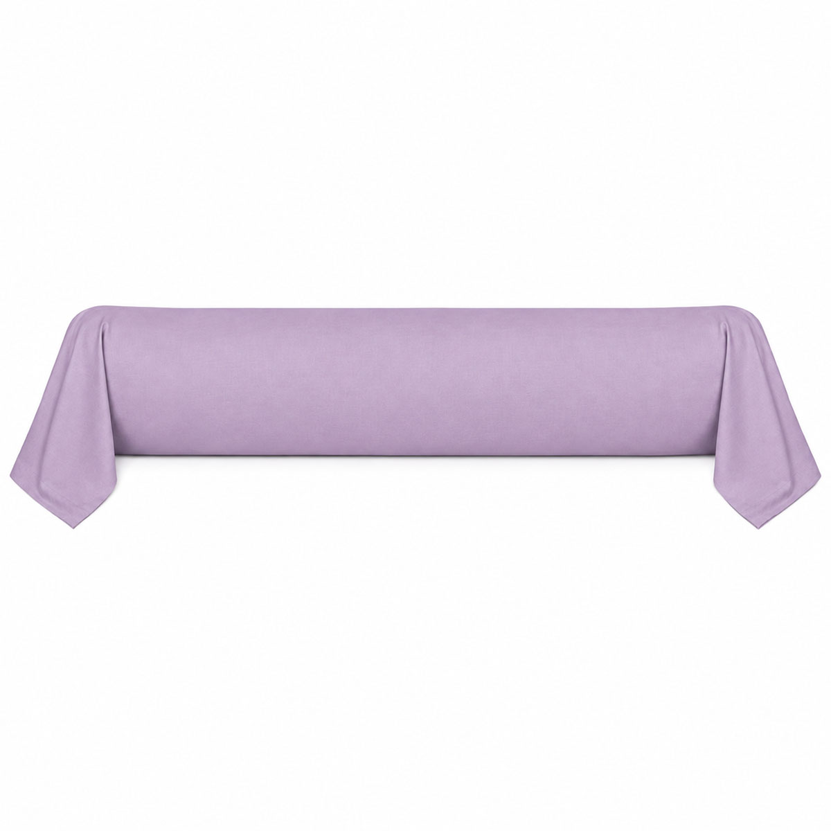 Taie traversin �lys�e parme 45 x 185 cm en coton percale