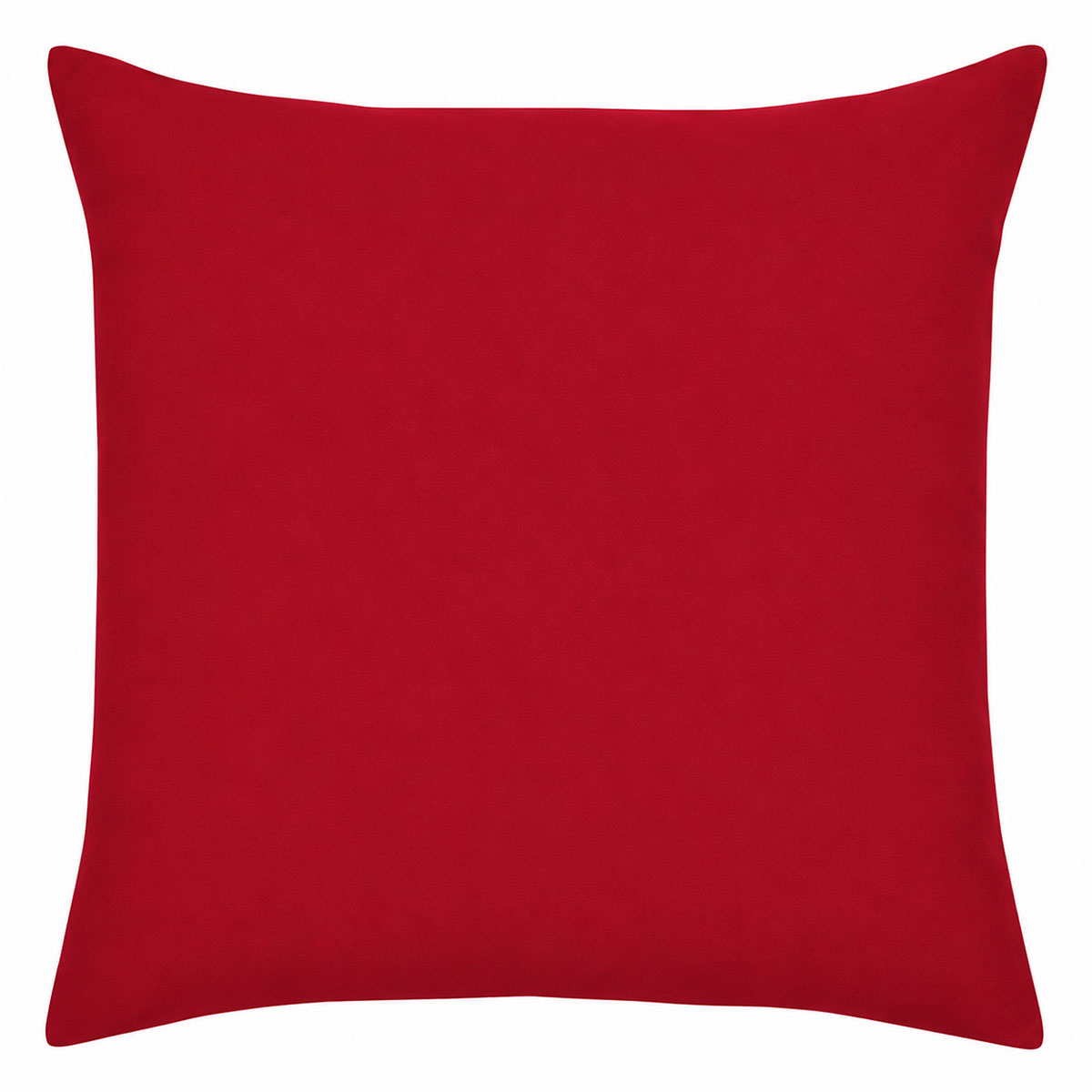 Taie d�oreiller �lys�e rouge 63 x 63 cm en percale coton