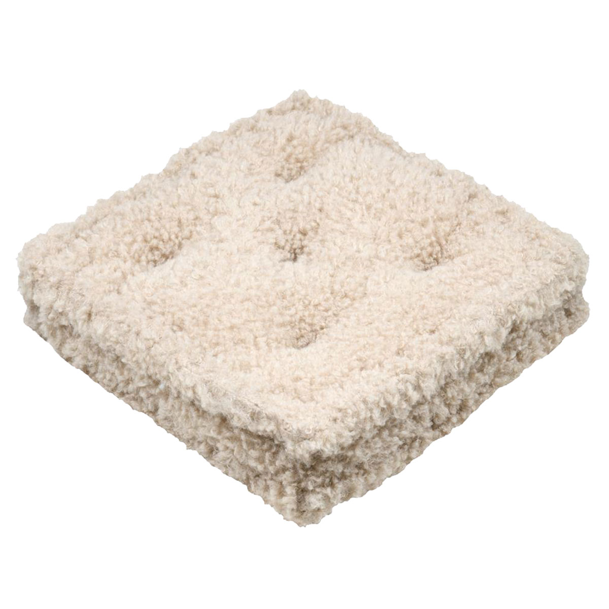 Coussin de sol Grignon  Naturel  45 x 45 x 10 cm