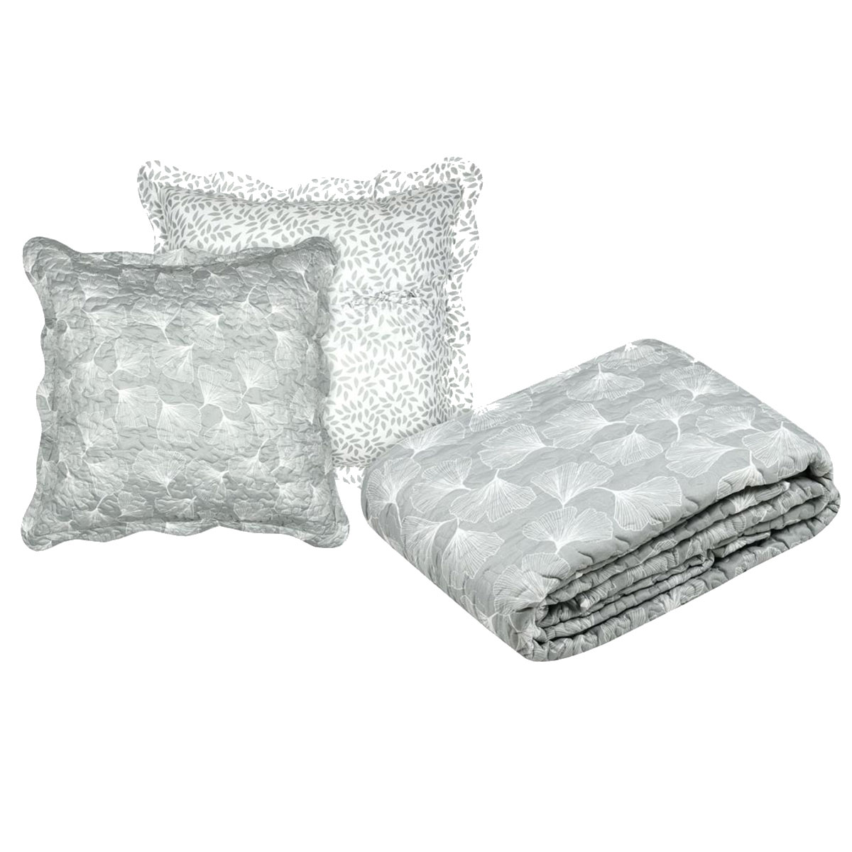 Boutis Nova sauge avec 2 taies assorties 240 � 220 cm
