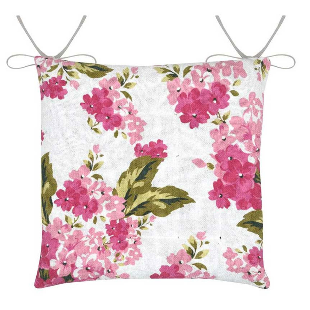 Galette de Chaise Printemps Rose 38 � 38 cm