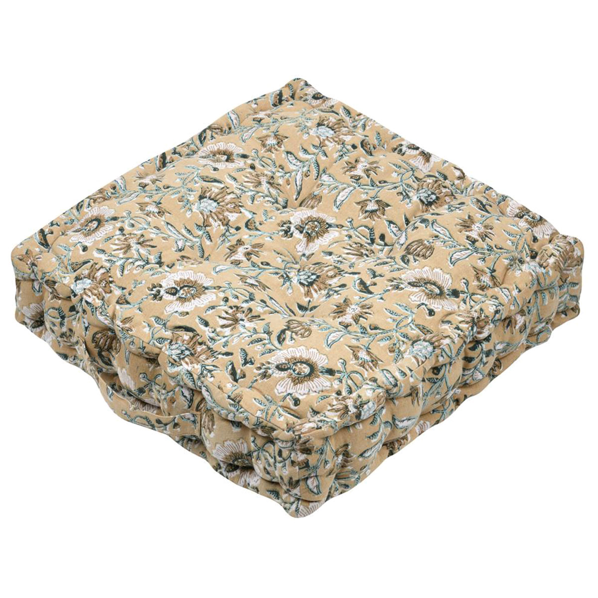 Coussin de sol Shana Moutarde  40 cm