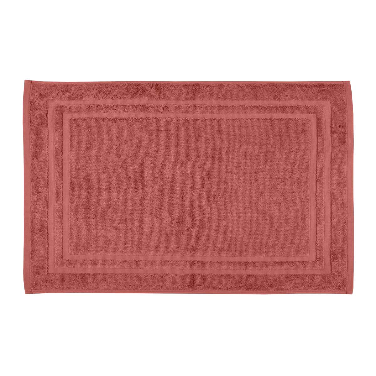 Tapis de bain Lyla terracotta 45 x 70 cm