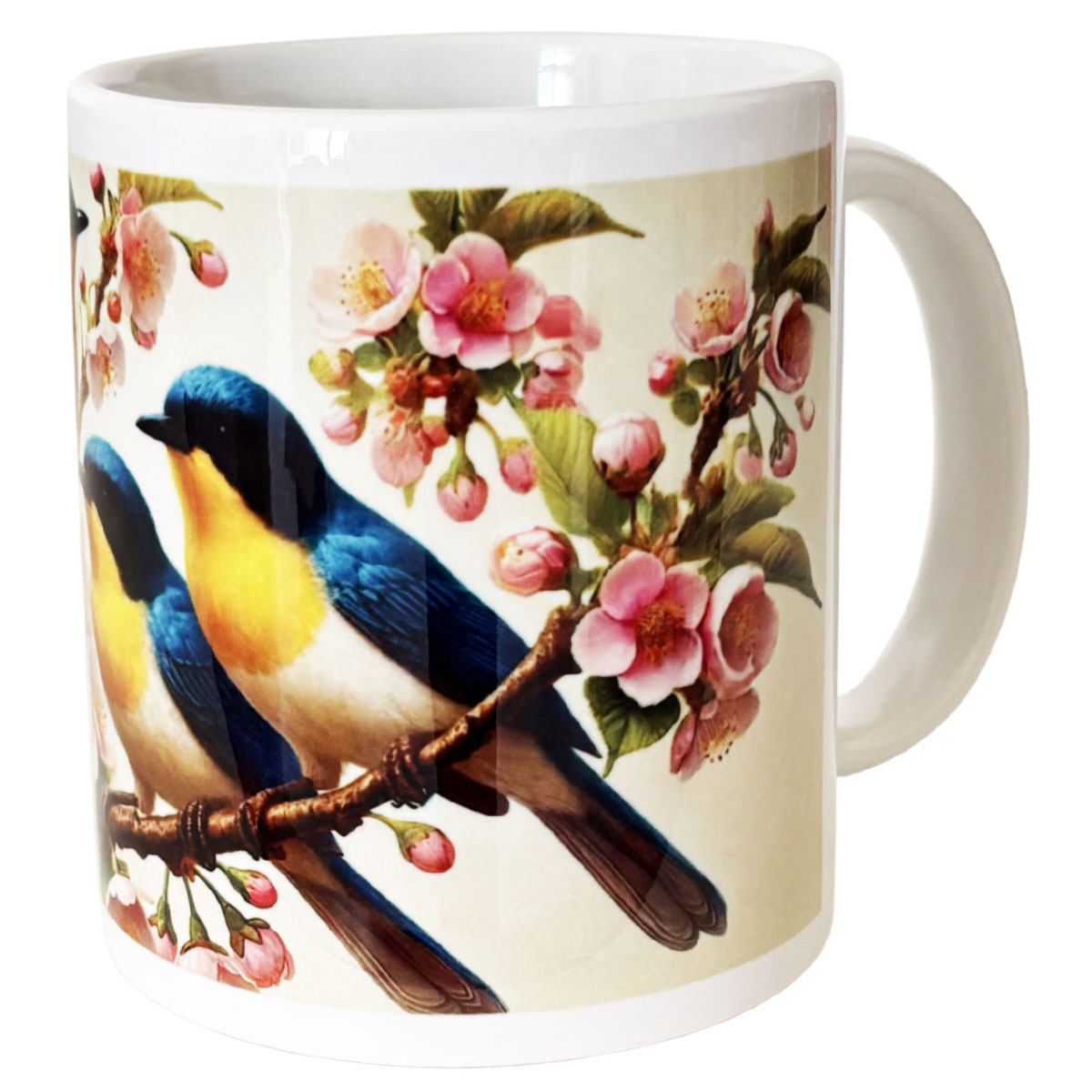 Mug Euphonias sur Branche de Cerisier 350 ml