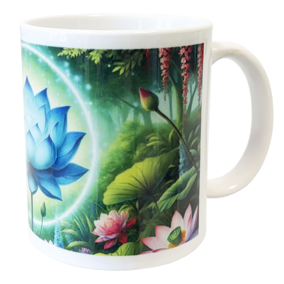 Mug en cramique lotus chakras vishuddha  350 ml