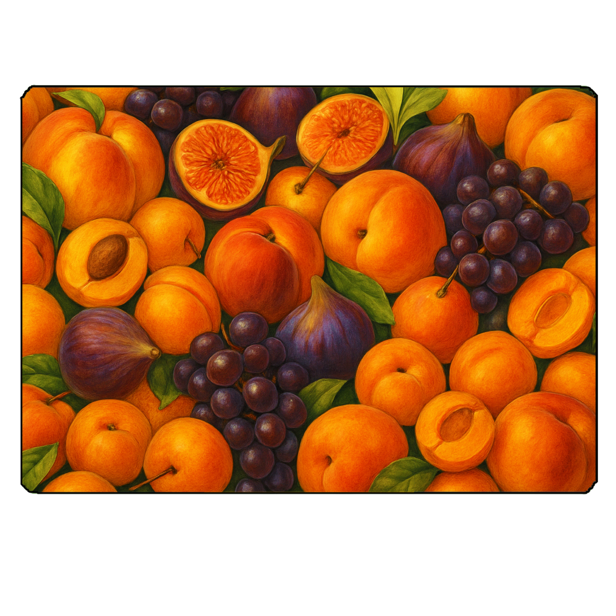 Planche  dcouper Fruits dautomne  28,5  20 cm