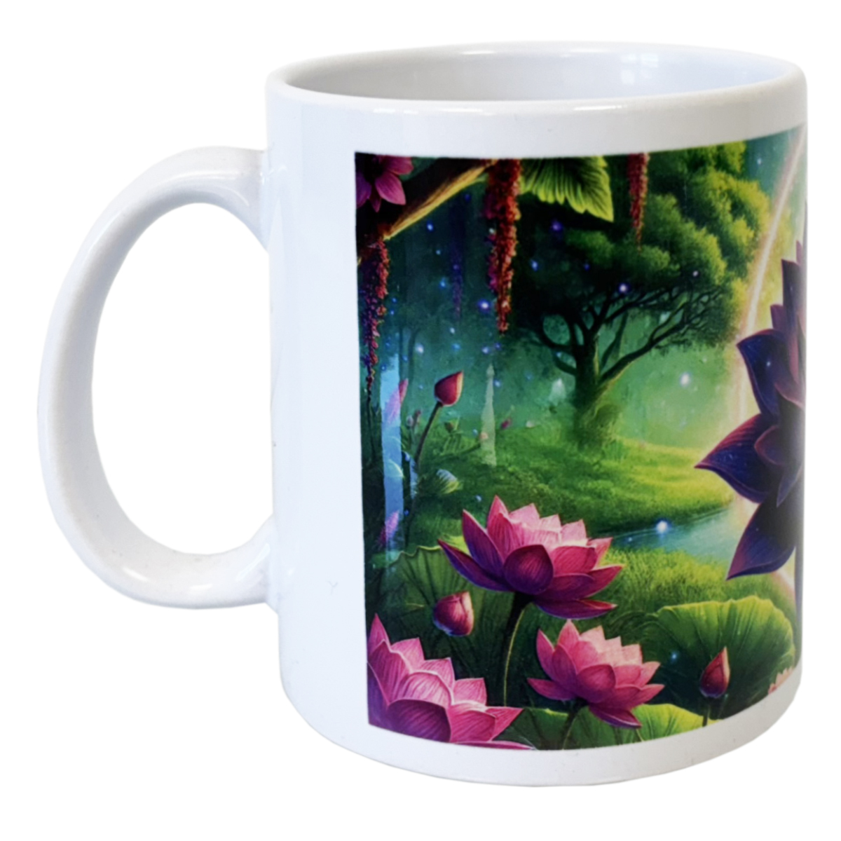 Mug en cramique lotus chakras sahasrara  350 ml