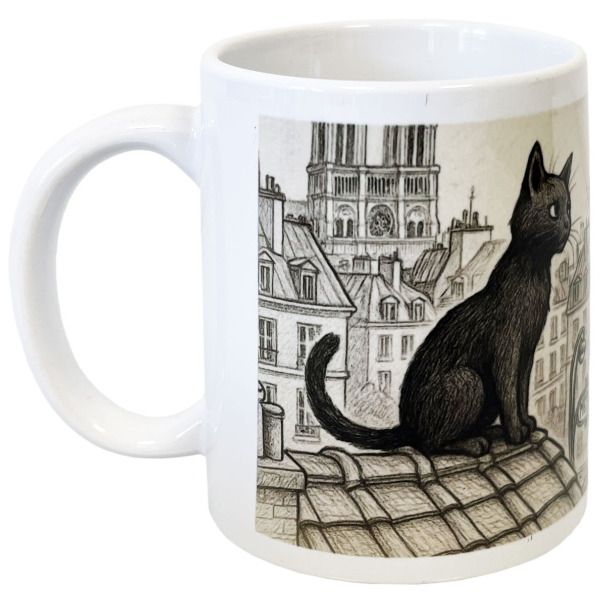 Mug en cramique Chats de Paris  350 ml