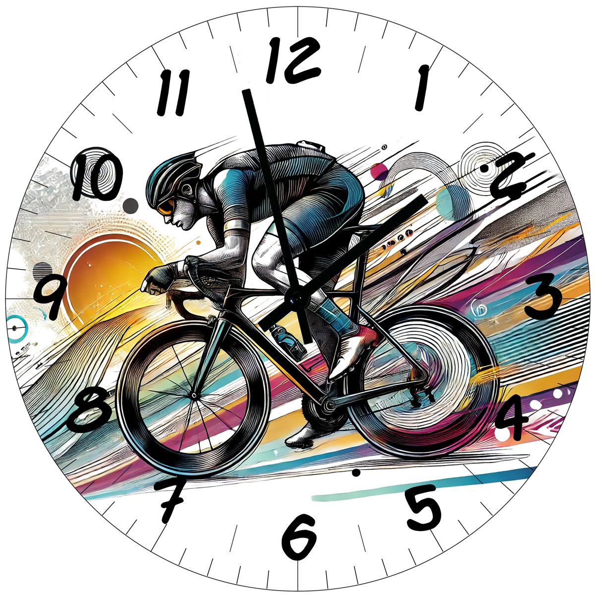 Horloge murale  Cyclisme  29 cm
