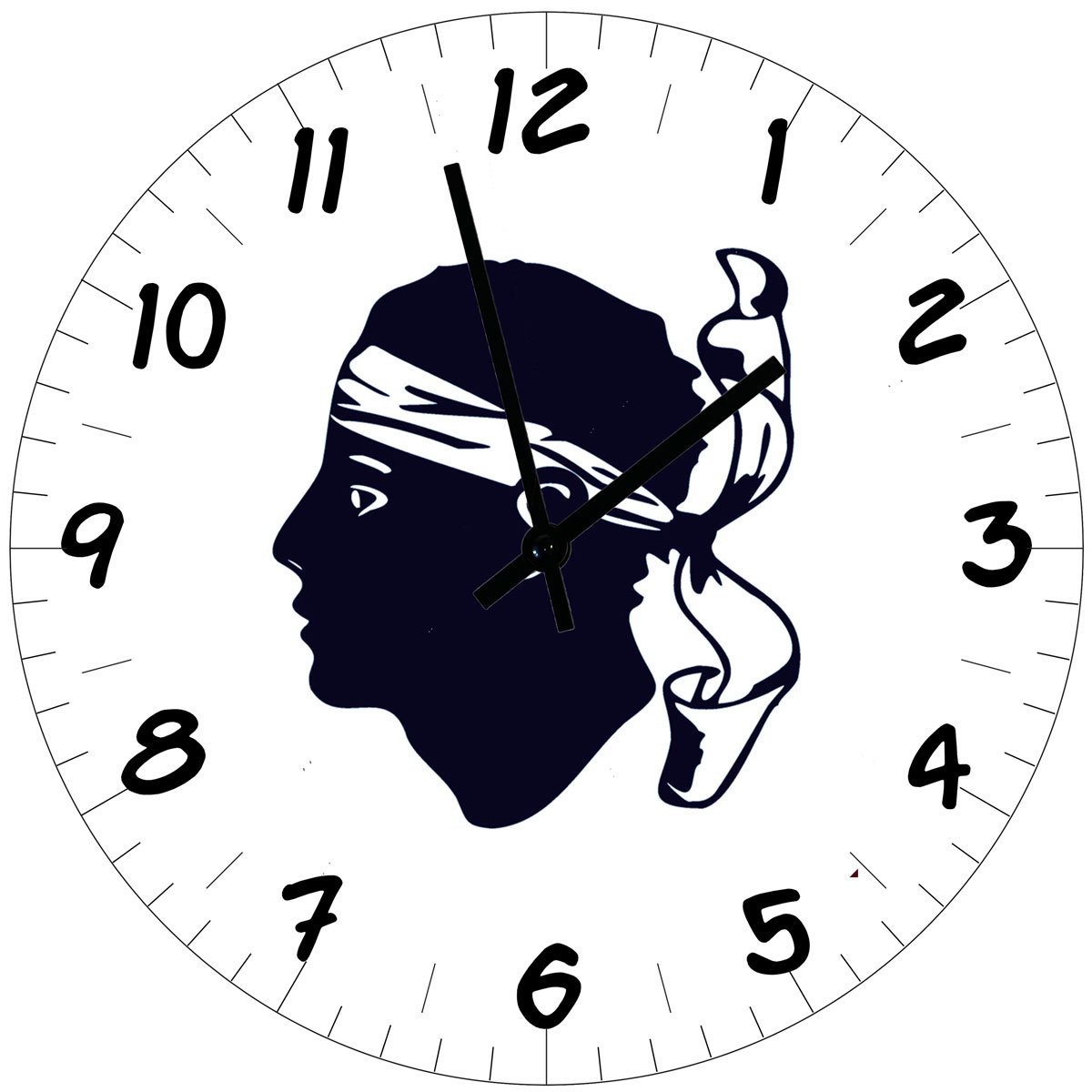 Horloge Ronde Tte de Maure  29 cm