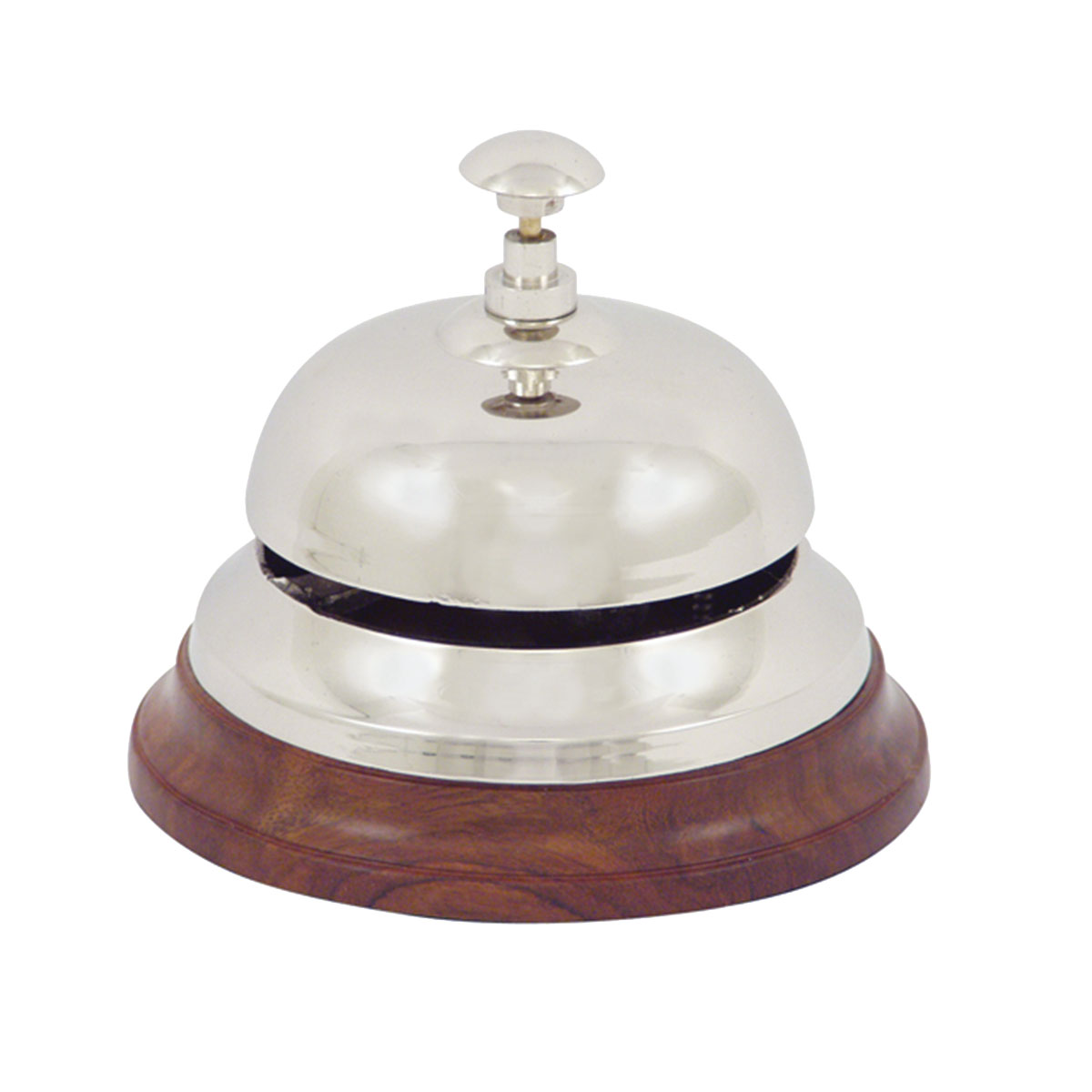 Cloche de comptoir finition argente