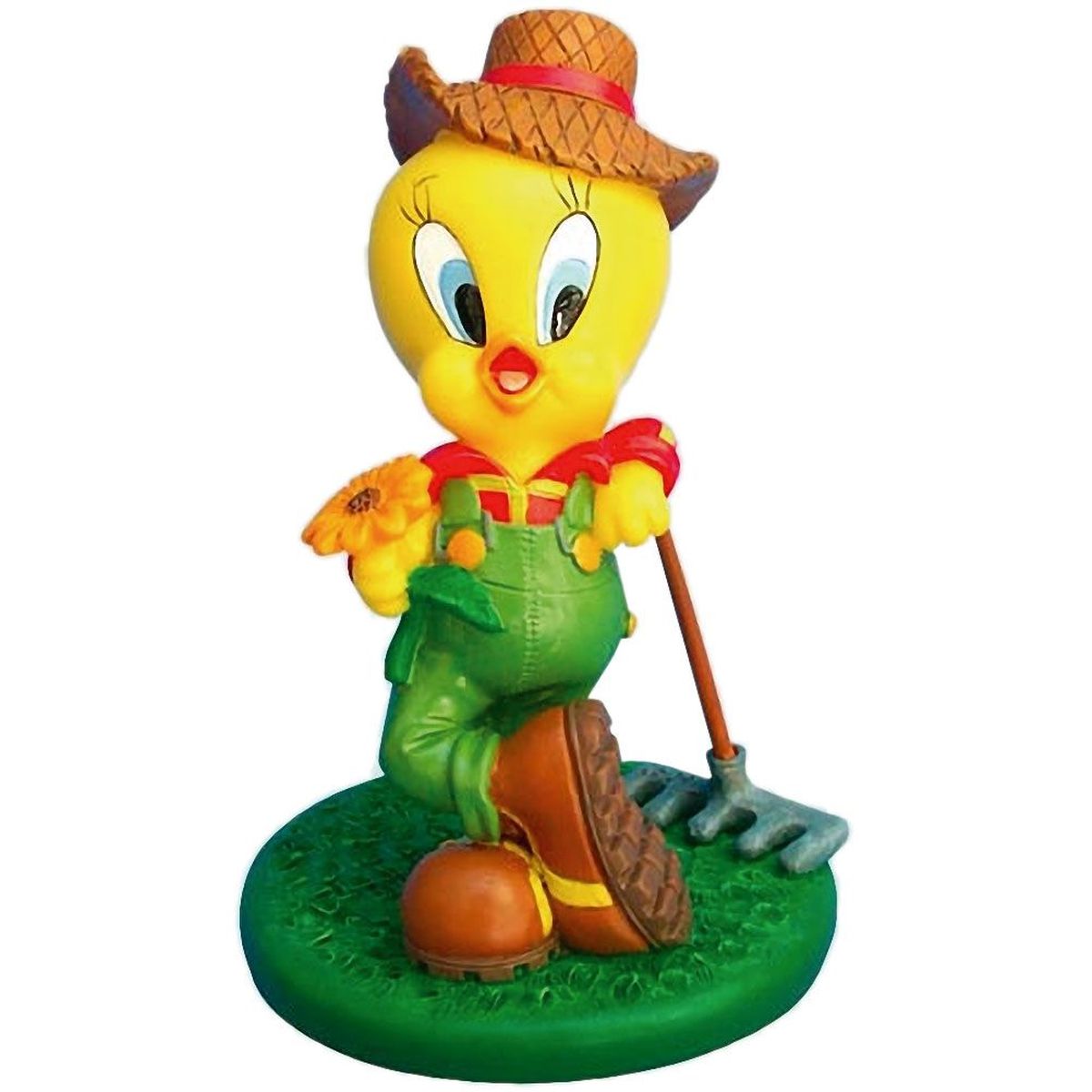 Figurine Titi Et Grosminet Warner Bros - Tweety En Peintre - Statuette Résine 8 Cm - Occasion
