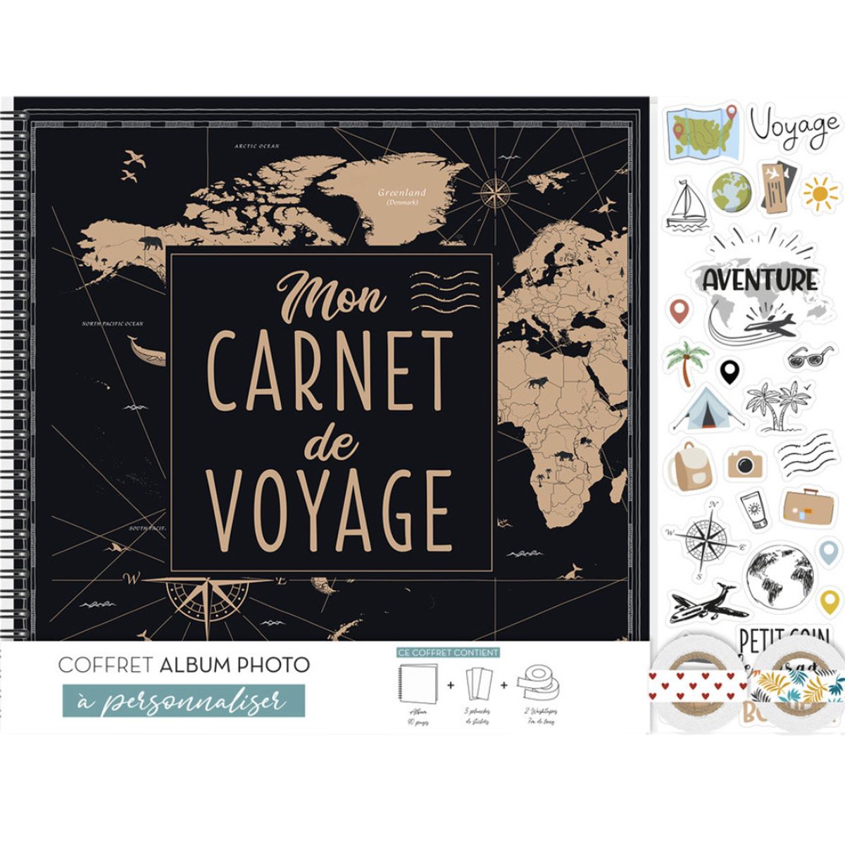 L'ALBUM PHOTO FAÇON CARNET DE VOYAGE, Les yeux en amande