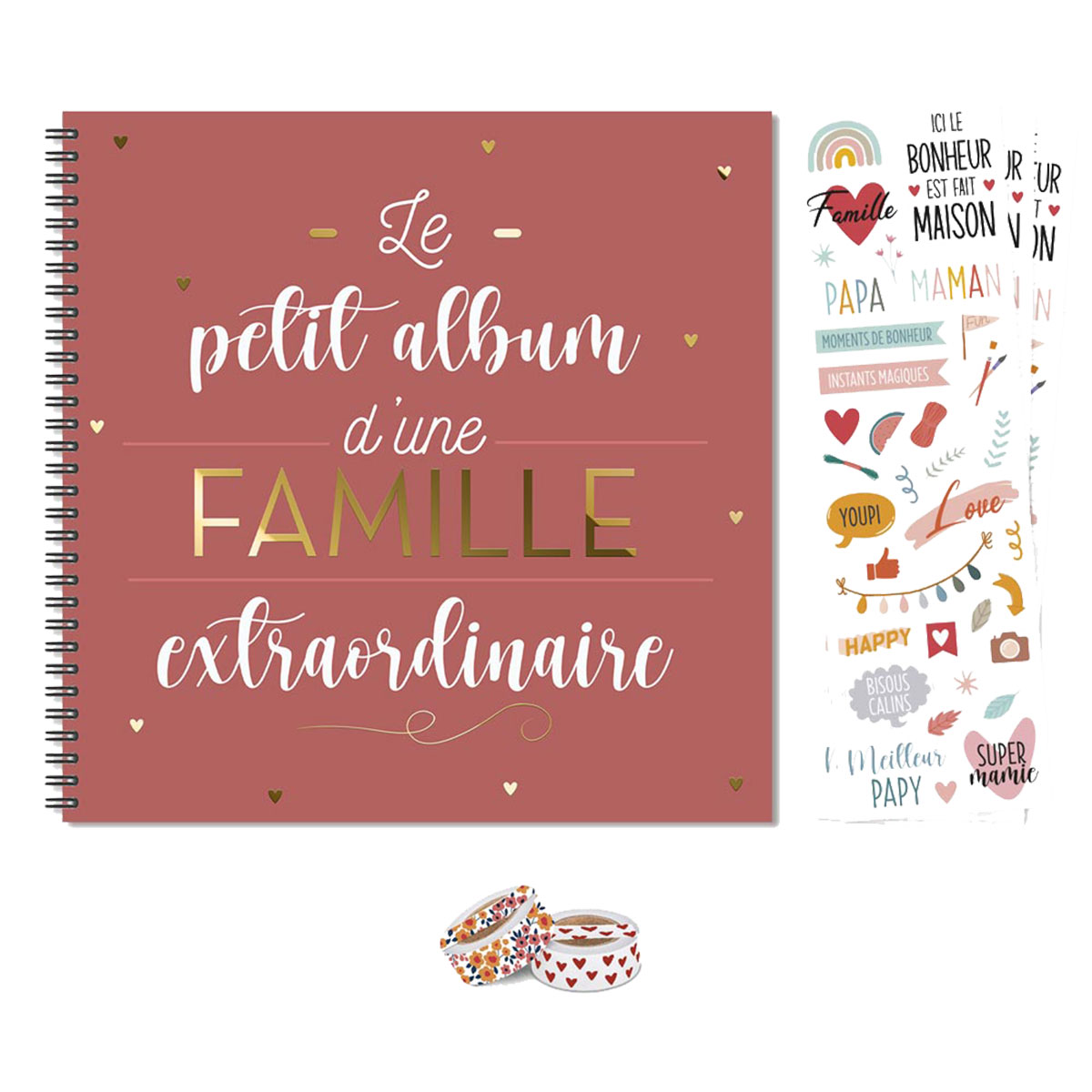 Coffret Album Photos Le petit album d'une famille extraordina