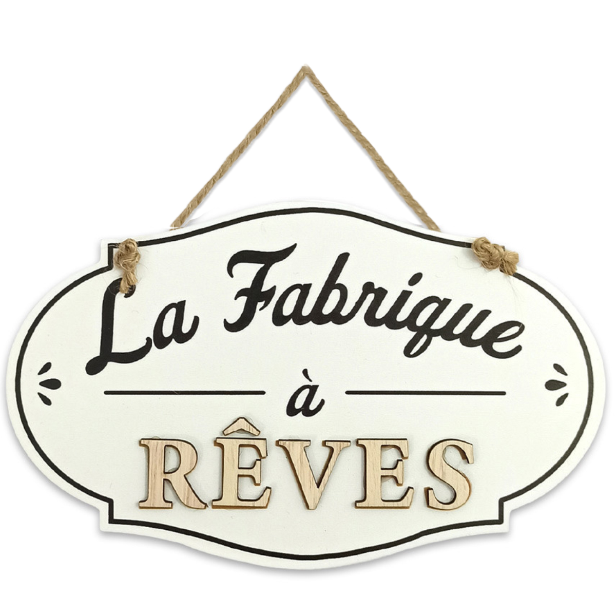 Plaque dcorative la fabrique  rves