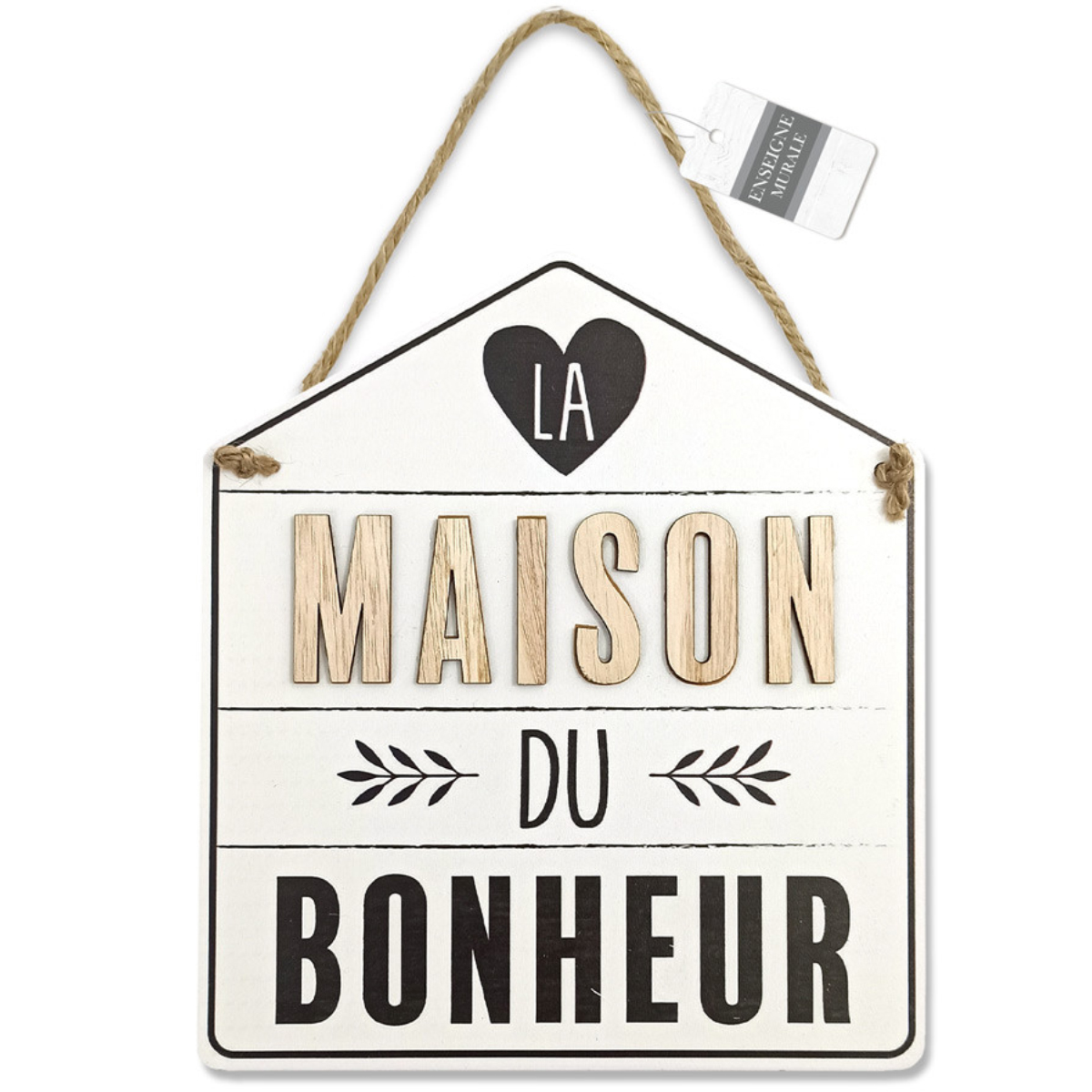 Plaque dcorative la maison du bonheur