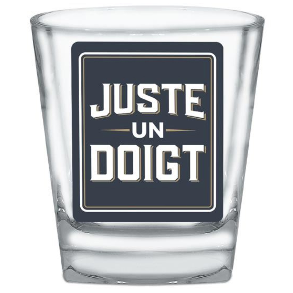 Verre  whisky juste un doigt