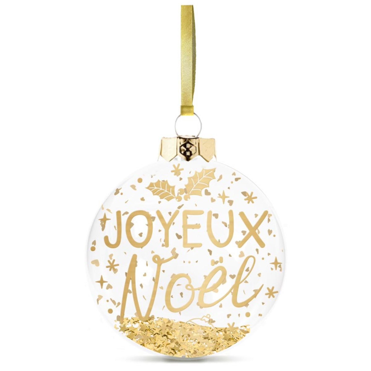 Boule de Nol - Ornement de sapin Joyeux Nol - 7 cm