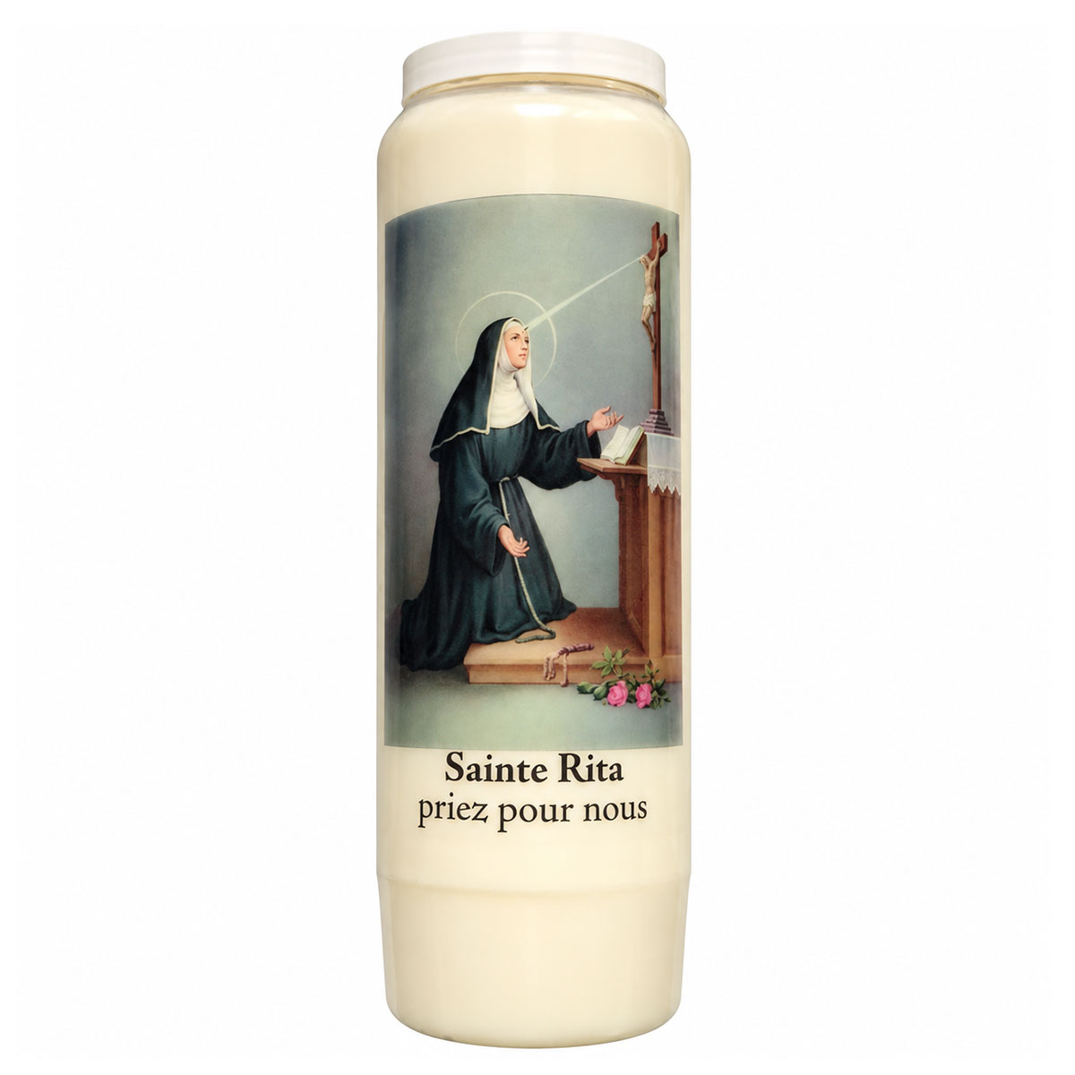 Bougie neuvaine Sainte Rita causes perdues 9 jours