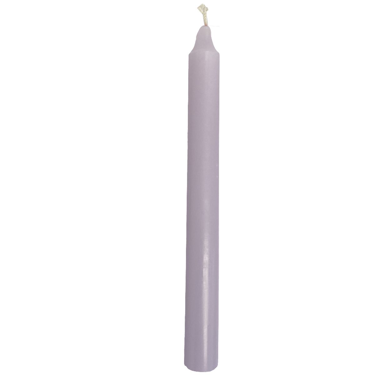 Bougie teinte dans la masse 21 cm - Lilas